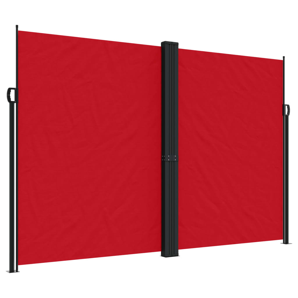 Tuinscherm uittrekbaar 220x1200 cm rood is nu te koop bij PeponiXL, paradijselijk wonen!