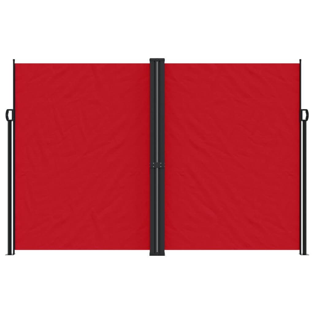 Tuinscherm uittrekbaar 220x1200 cm rood is nu te koop bij PeponiXL, paradijselijk wonen!