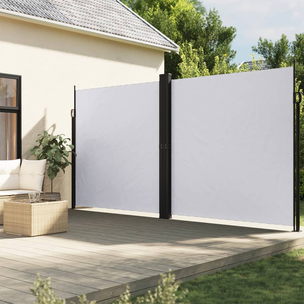 Windscherm uittrekbaar 220x1200 cm wit is nu te koop bij PeponiXL, paradijselijk wonen!