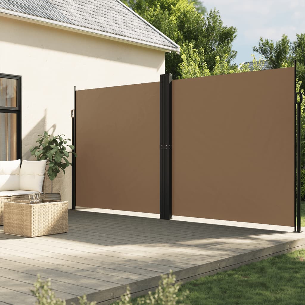 Windscherm uittrekbaar 220x1200 cm taupe is nu te koop bij PeponiXL, paradijselijk wonen!