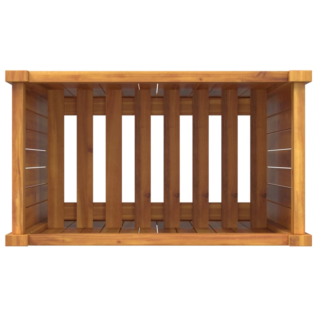 Plantenbak met voering 54x31x75 cm massief acaciahout is nu te koop bij PeponiXL, paradijselijk wonen!