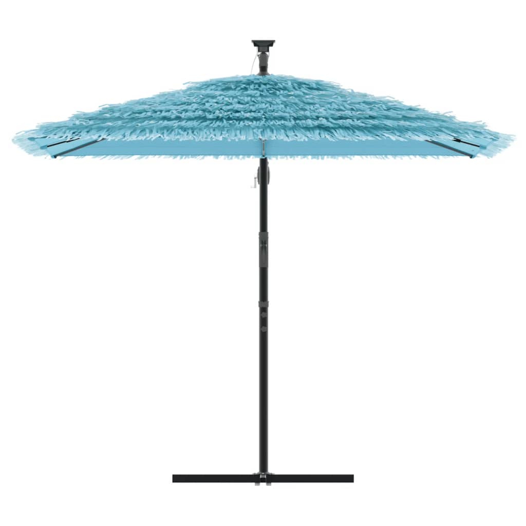 Parasol met stalen paal 246x246x230 cm blauw is nu te koop bij PeponiXL, paradijselijk wonen!