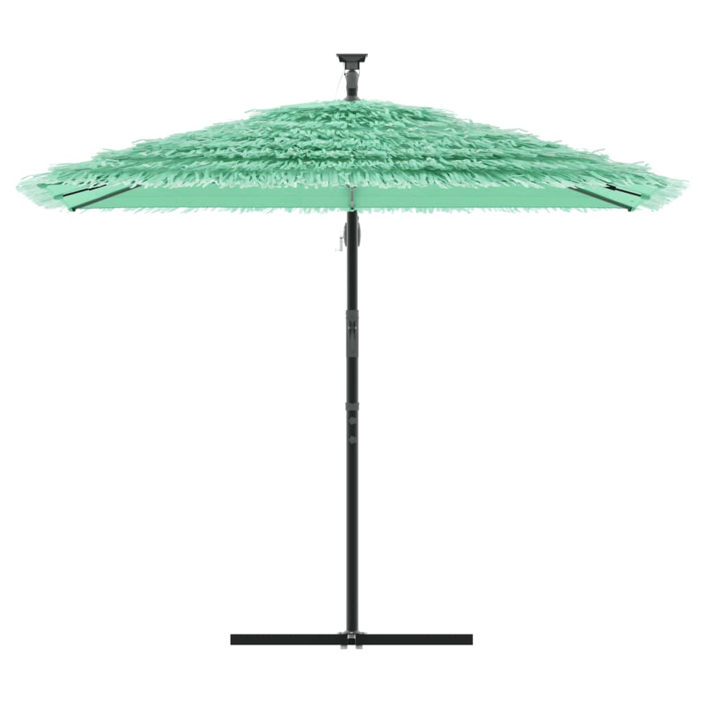 Parasol met stalen paal 246x246x230 cm groen is nu te koop bij PeponiXL, paradijselijk wonen!