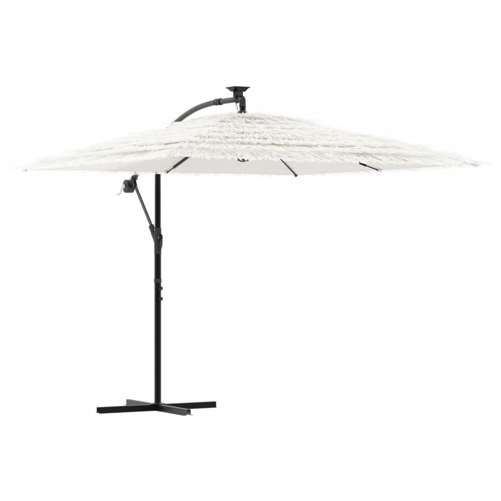 Parasol met stalen paal 246x246x230 cm wit is nu te koop bij PeponiXL, paradijselijk wonen!