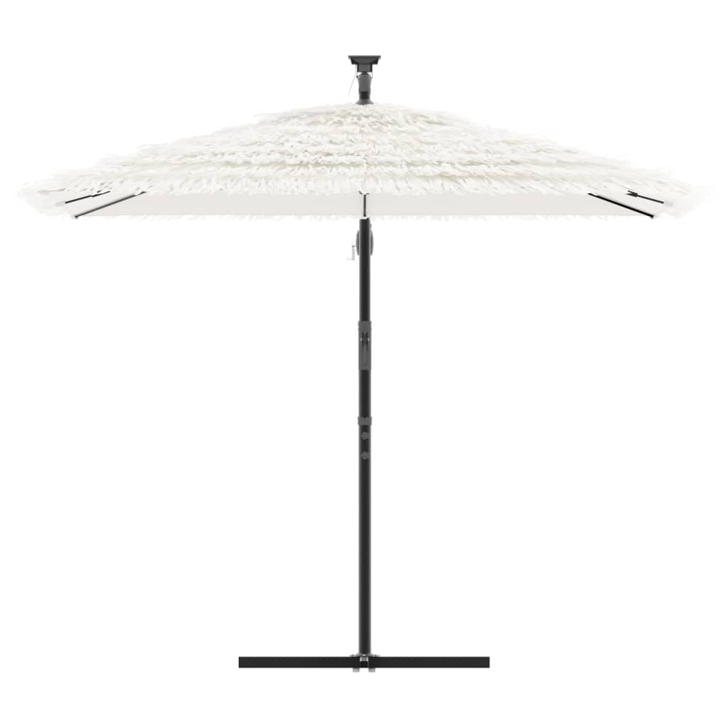 Parasol met stalen paal 246x246x230 cm wit is nu te koop bij PeponiXL, paradijselijk wonen!