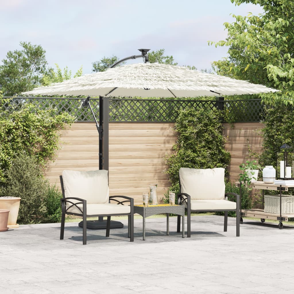Parasol met stalen paal 246x246x230 cm wit is nu te koop bij PeponiXL, paradijselijk wonen!