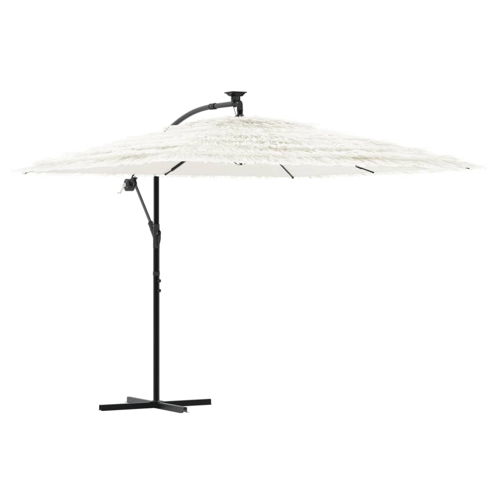 Parasol met stalen paal 269x269x235 cm wit is nu te koop bij PeponiXL, paradijselijk wonen!