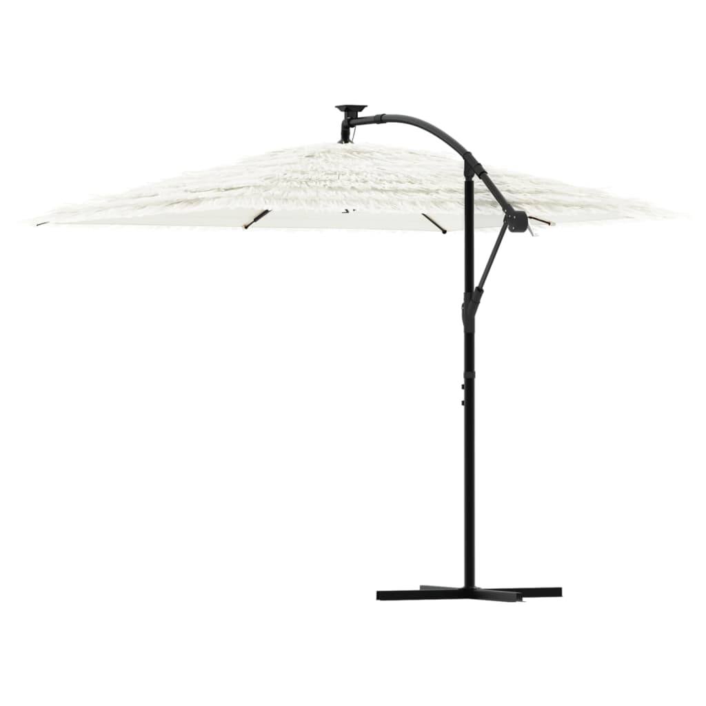 Parasol met stalen paal 269x269x235 cm wit is nu te koop bij PeponiXL, paradijselijk wonen!