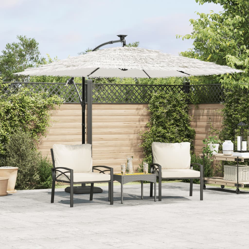 Parasol met stalen paal 269x269x235 cm wit is nu te koop bij PeponiXL, paradijselijk wonen!