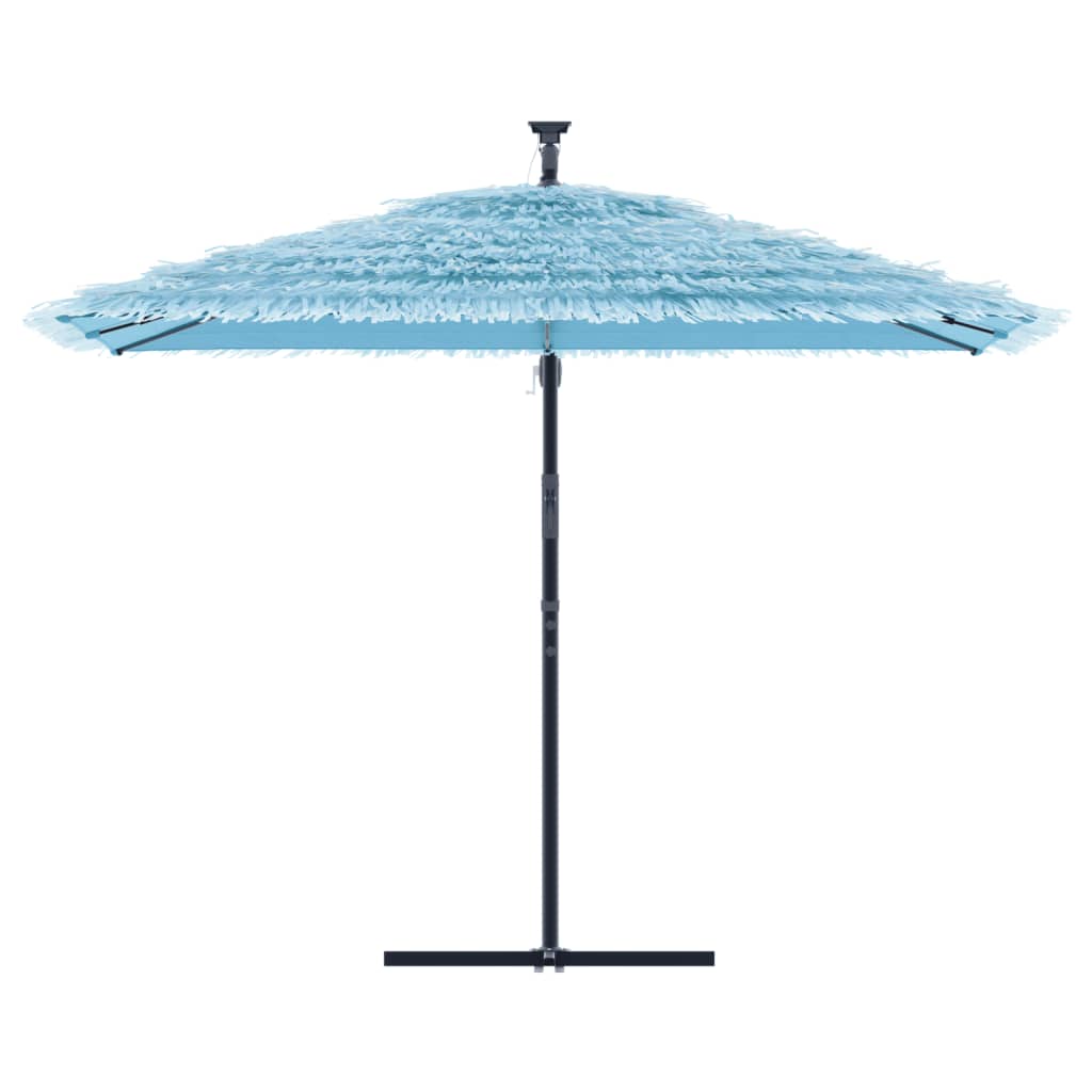 Parasol met stalen paal 290x290x238 cm blauw is nu te koop bij PeponiXL, paradijselijk wonen!