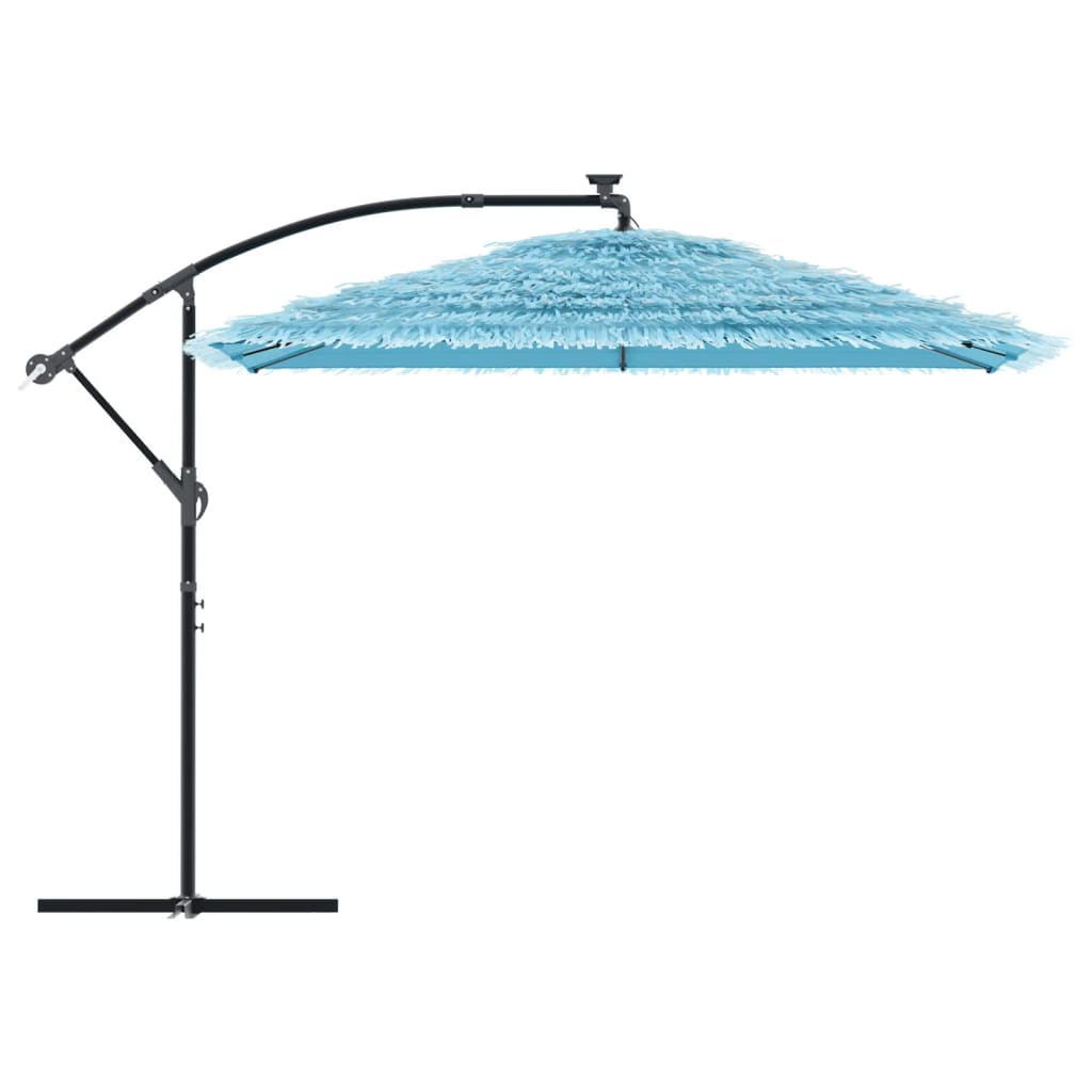Parasol met stalen paal 290x290x238 cm blauw is nu te koop bij PeponiXL, paradijselijk wonen!