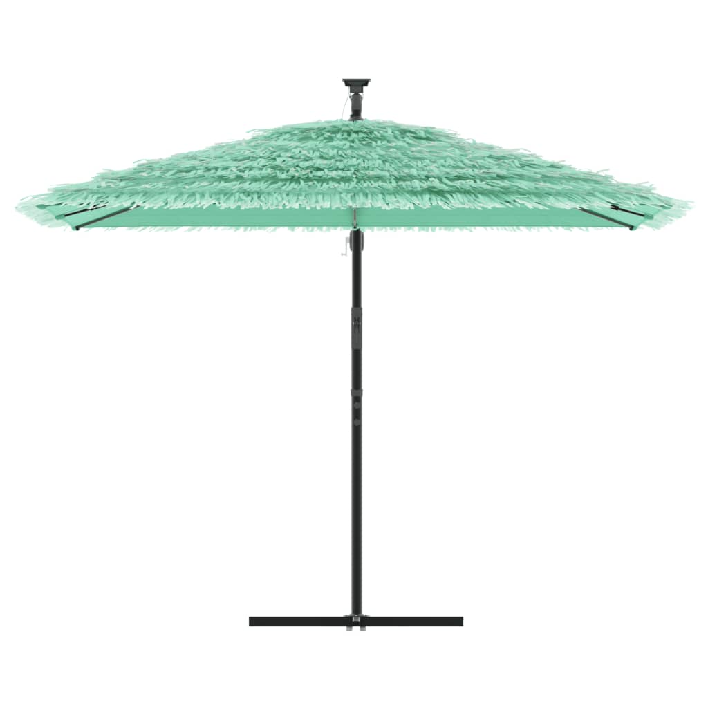 Parasol met stalen paal 290x290x238 cm groen is nu te koop bij PeponiXL, paradijselijk wonen!