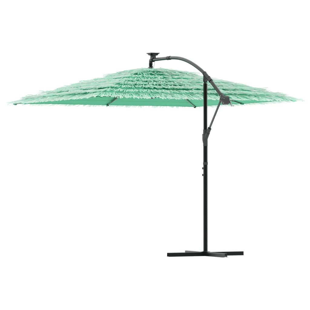 Parasol met stalen paal 290x290x238 cm groen is nu te koop bij PeponiXL, paradijselijk wonen!
