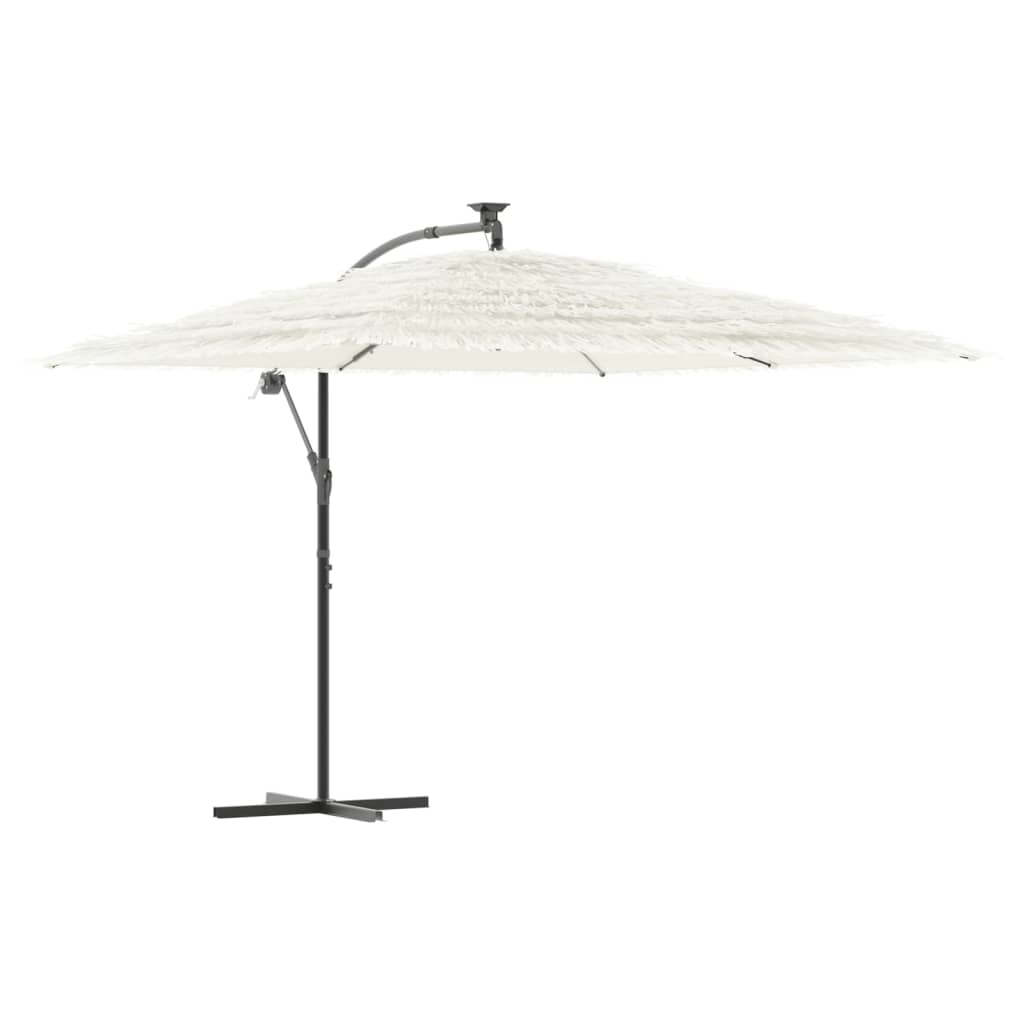 Parasol met stalen paal 290x290x238 cm wit is nu te koop bij PeponiXL, paradijselijk wonen!