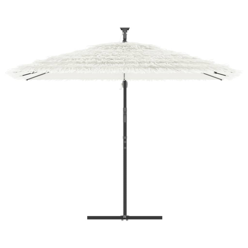 Parasol met stalen paal 290x290x238 cm wit is nu te koop bij PeponiXL, paradijselijk wonen!