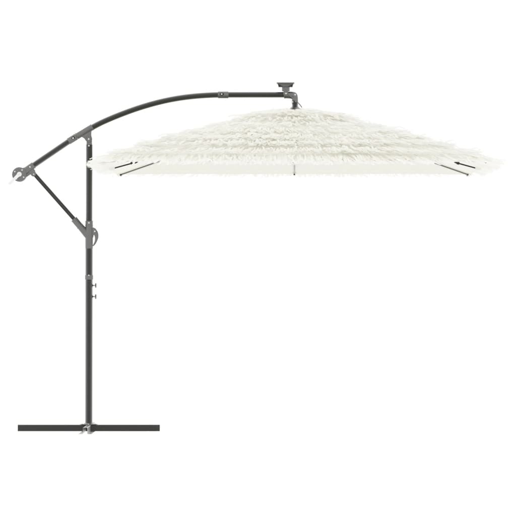 Parasol met stalen paal 290x290x238 cm wit is nu te koop bij PeponiXL, paradijselijk wonen!