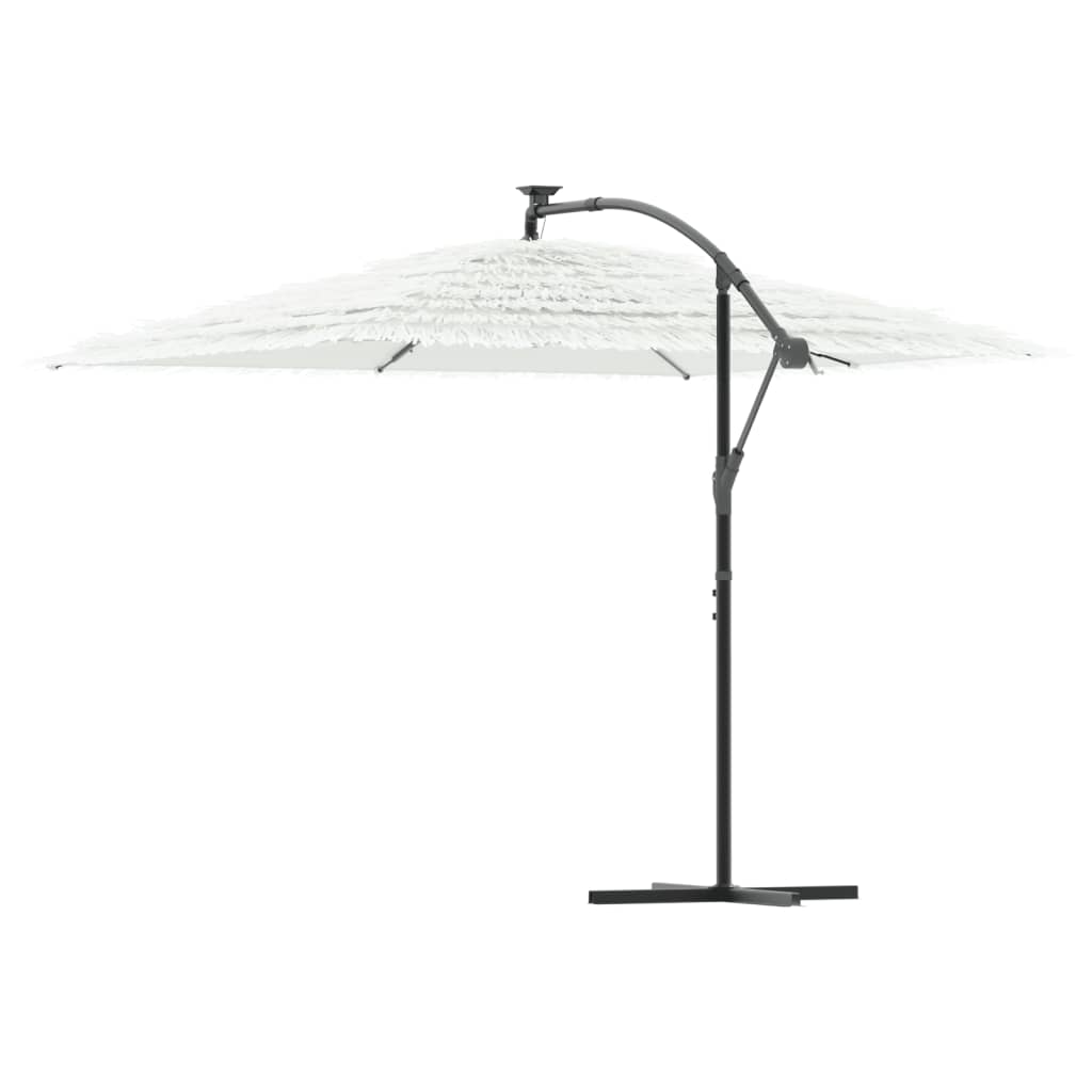 Parasol met stalen paal 290x290x238 cm wit is nu te koop bij PeponiXL, paradijselijk wonen!