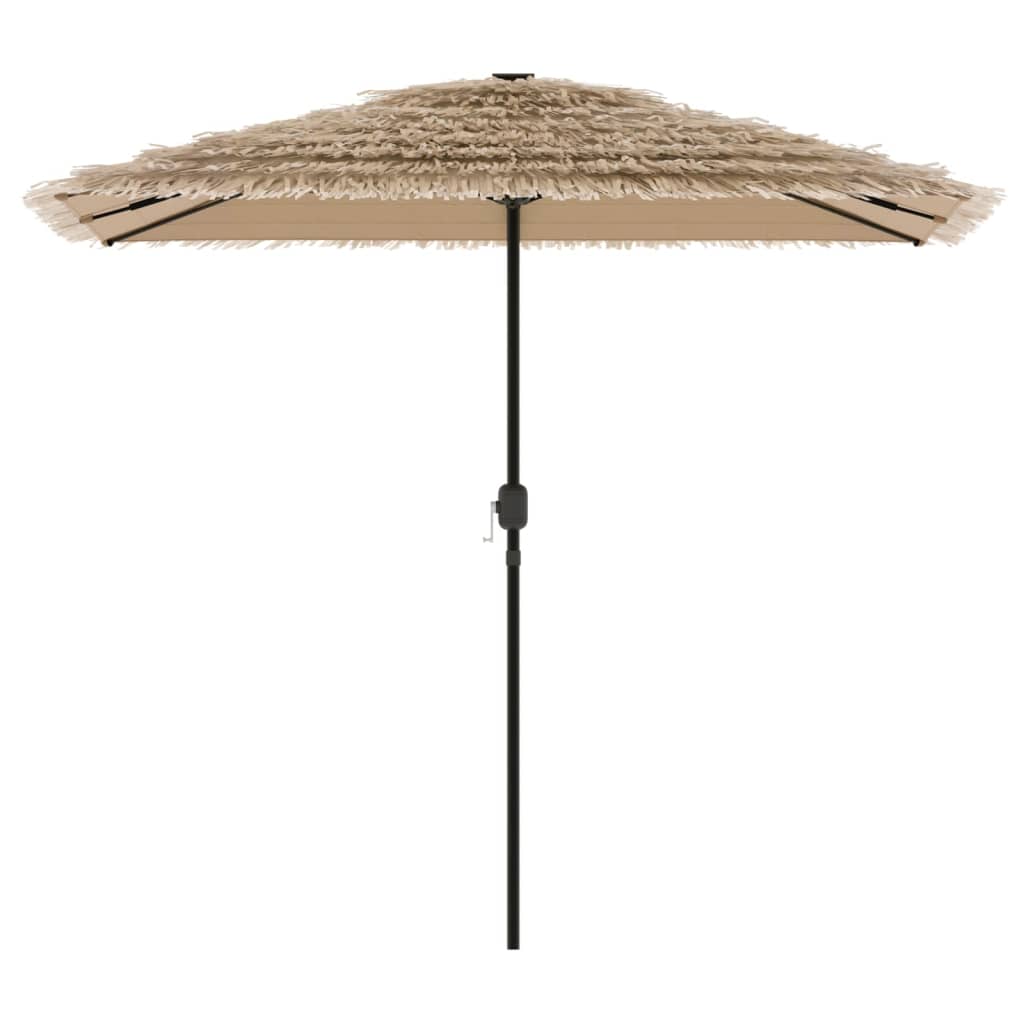 Parasol met stalen paal 248x248x248 cm bruin is nu te koop bij PeponiXL, paradijselijk wonen!