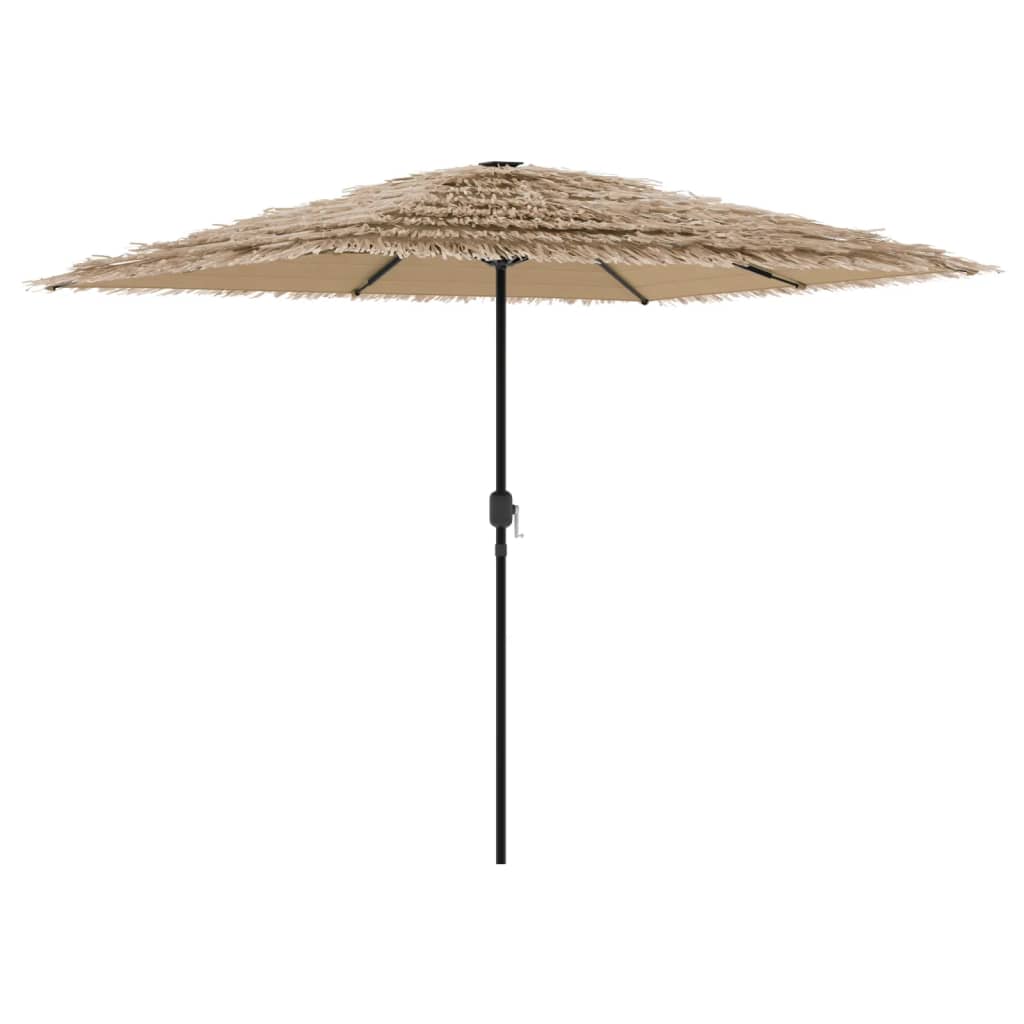 Parasol met stalen paal 248x248x248 cm bruin is nu te koop bij PeponiXL, paradijselijk wonen!