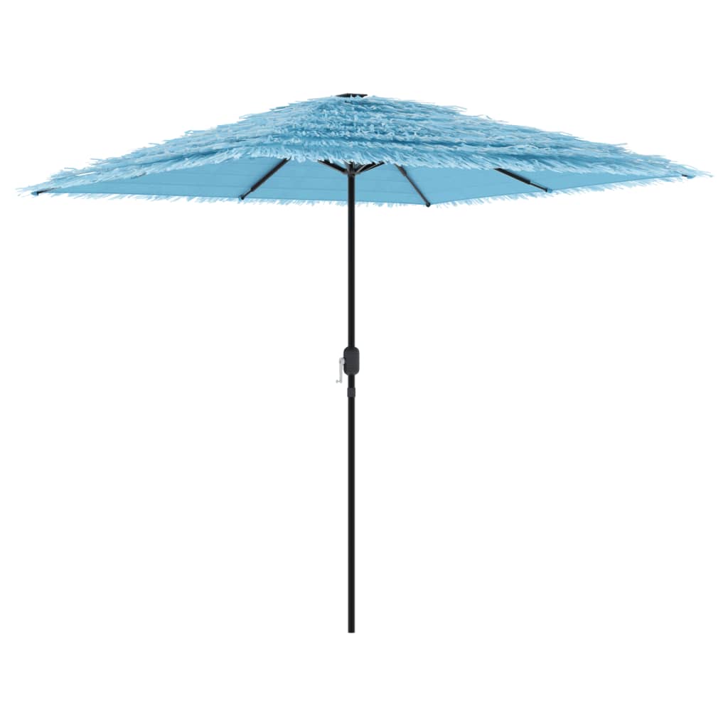 Parasol met stalen paal 248x248x248 cm blauw is nu te koop bij PeponiXL, paradijselijk wonen!