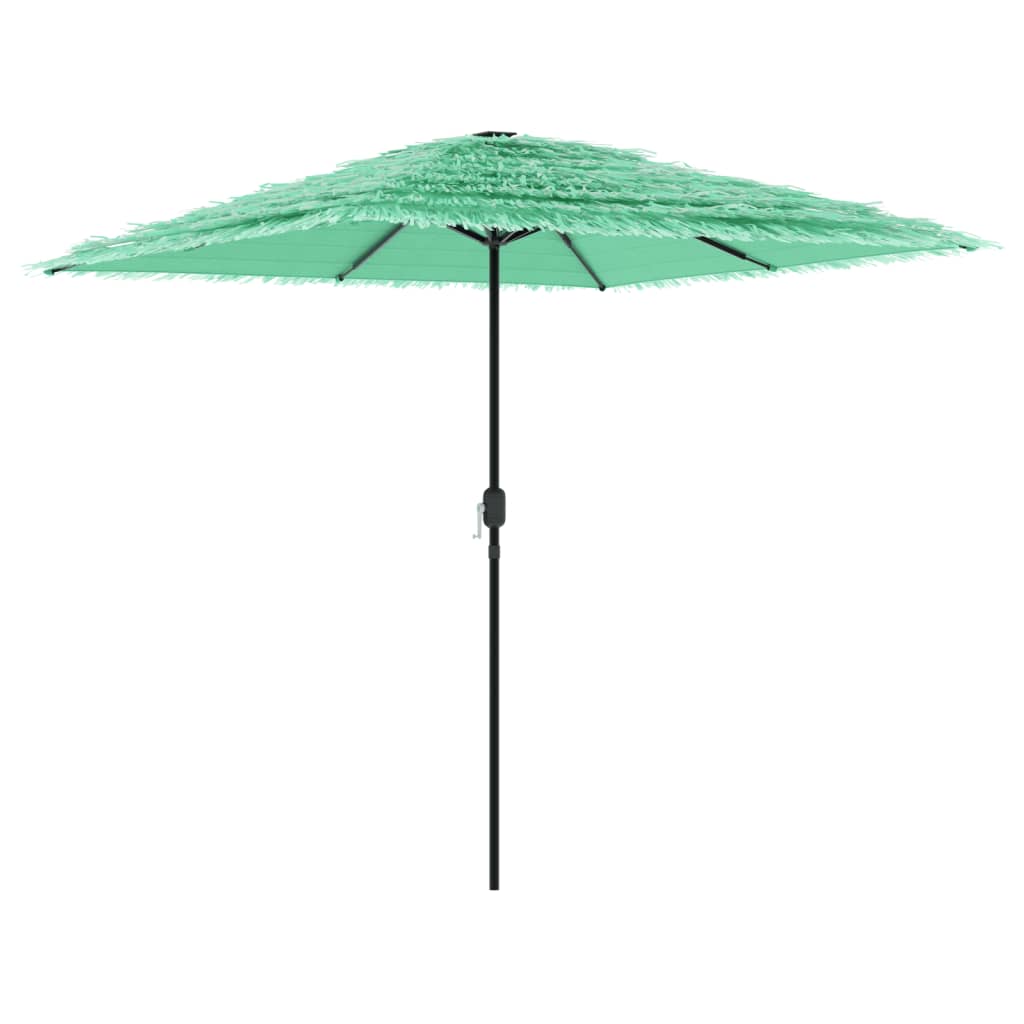 Parasol met stalen paal 248x248x248 cm groen is nu te koop bij PeponiXL, paradijselijk wonen!