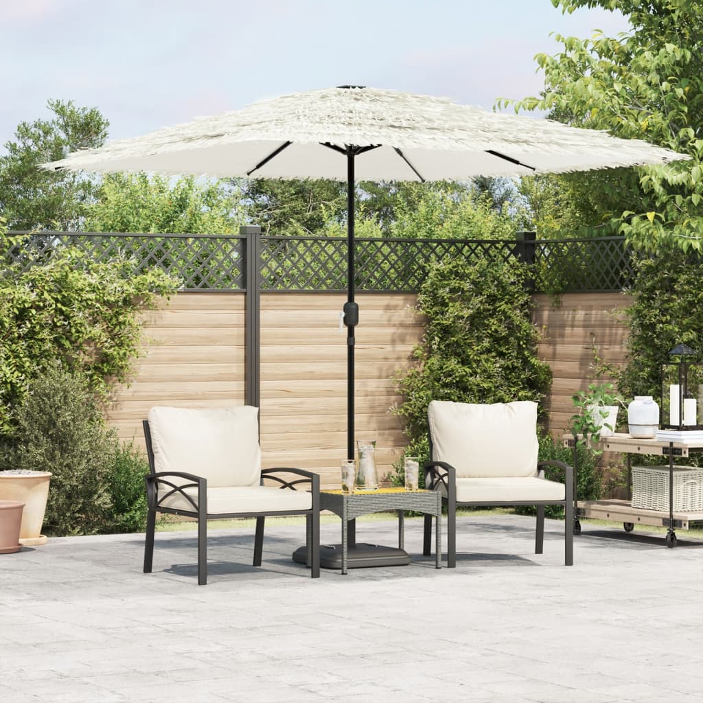 Parasol met stalen paal 248x248x248 cm wit is nu te koop bij PeponiXL, paradijselijk wonen!