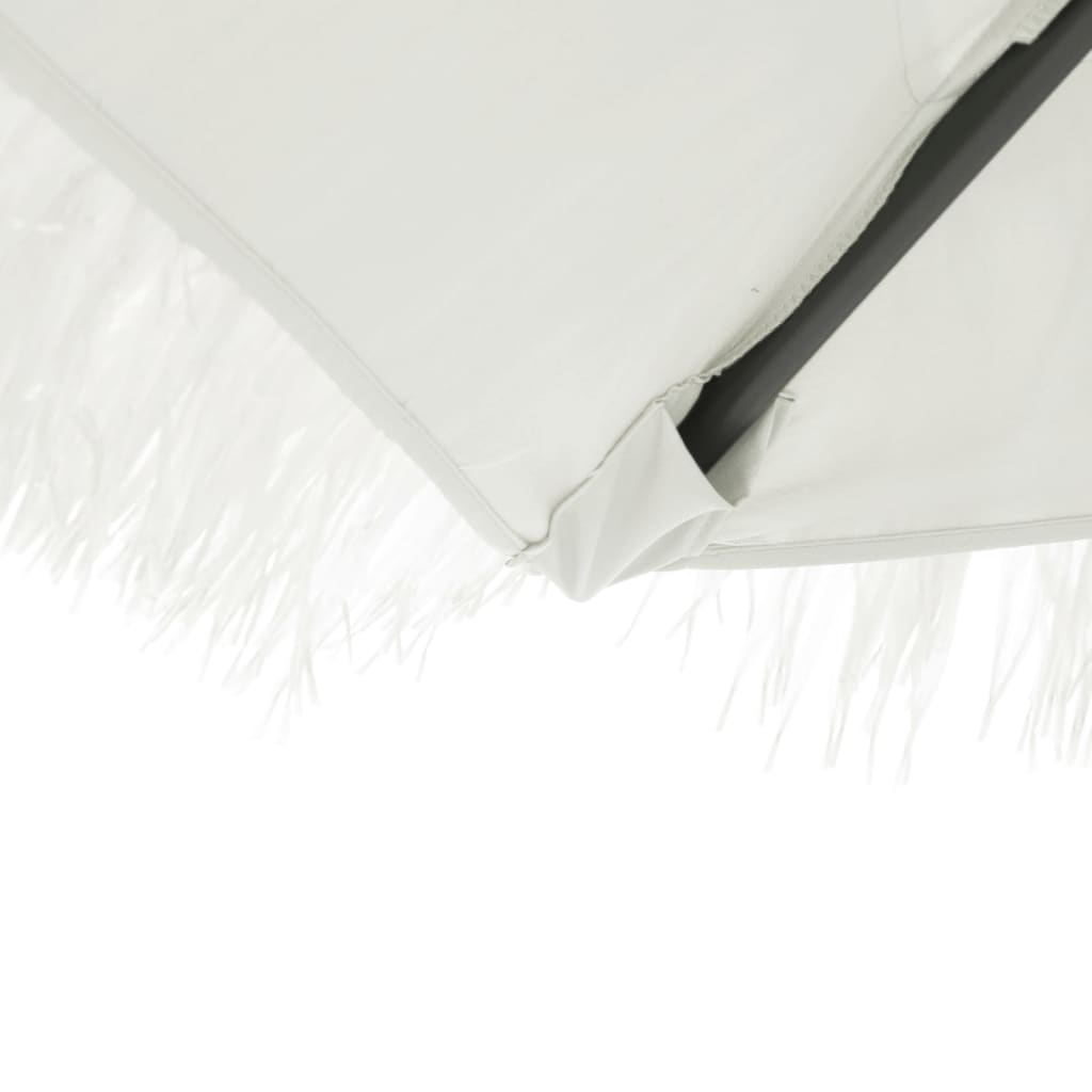 Parasol met stalen paal 300x200x250 cm wit is nu te koop bij PeponiXL, paradijselijk wonen!