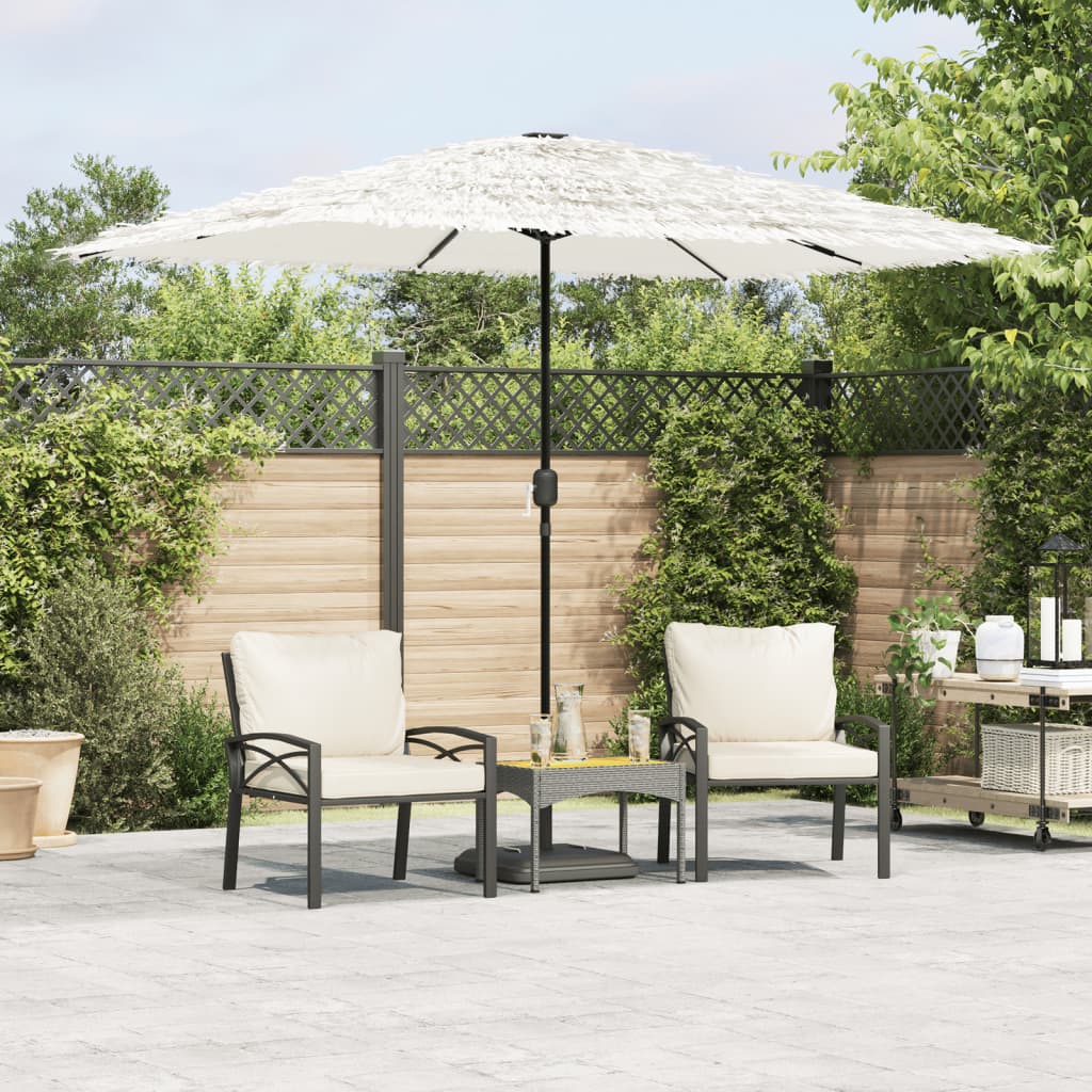 Parasol met stalen paal 300x200x250 cm wit is nu te koop bij PeponiXL, paradijselijk wonen!