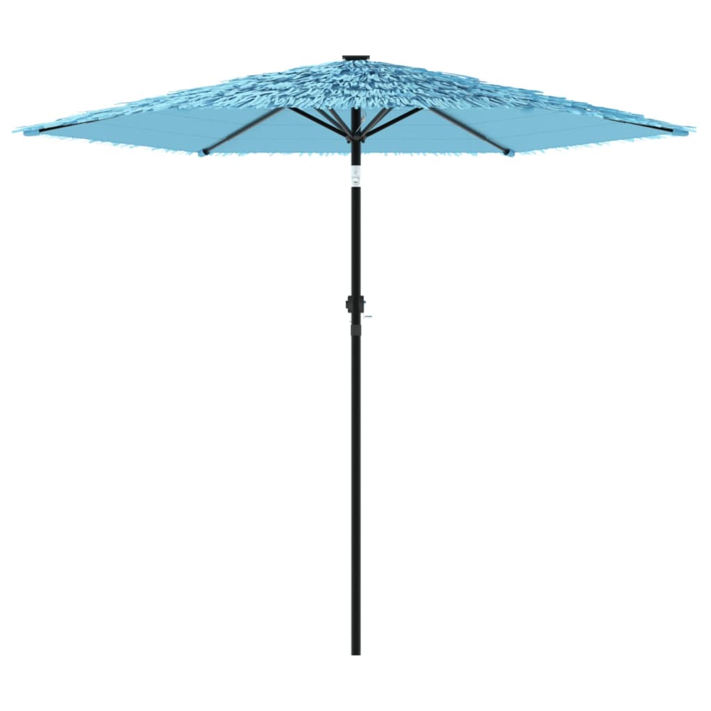 Parasol met stalen paal 223x223x213 cm blauw is nu te koop bij PeponiXL, paradijselijk wonen!