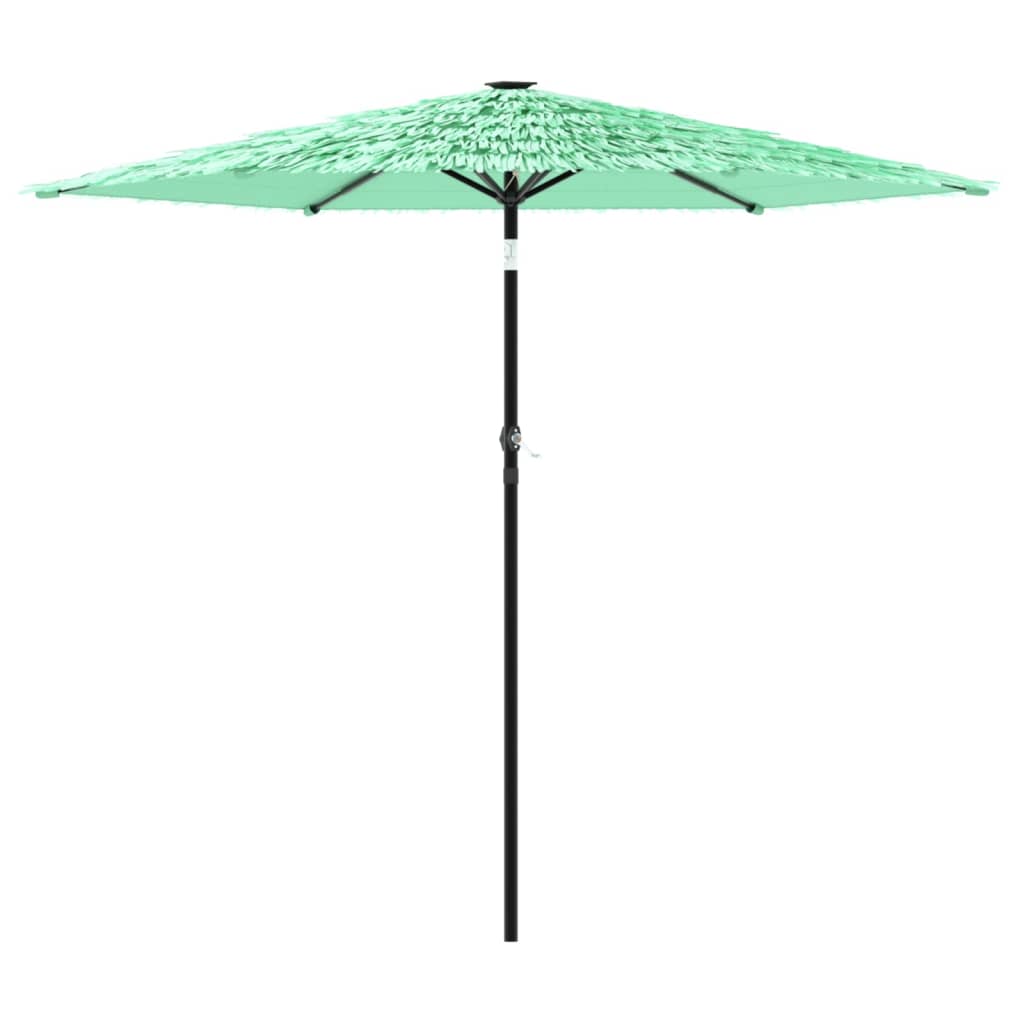 Parasol met stalen paal 223x223x213 cm groen is nu te koop bij PeponiXL, paradijselijk wonen!