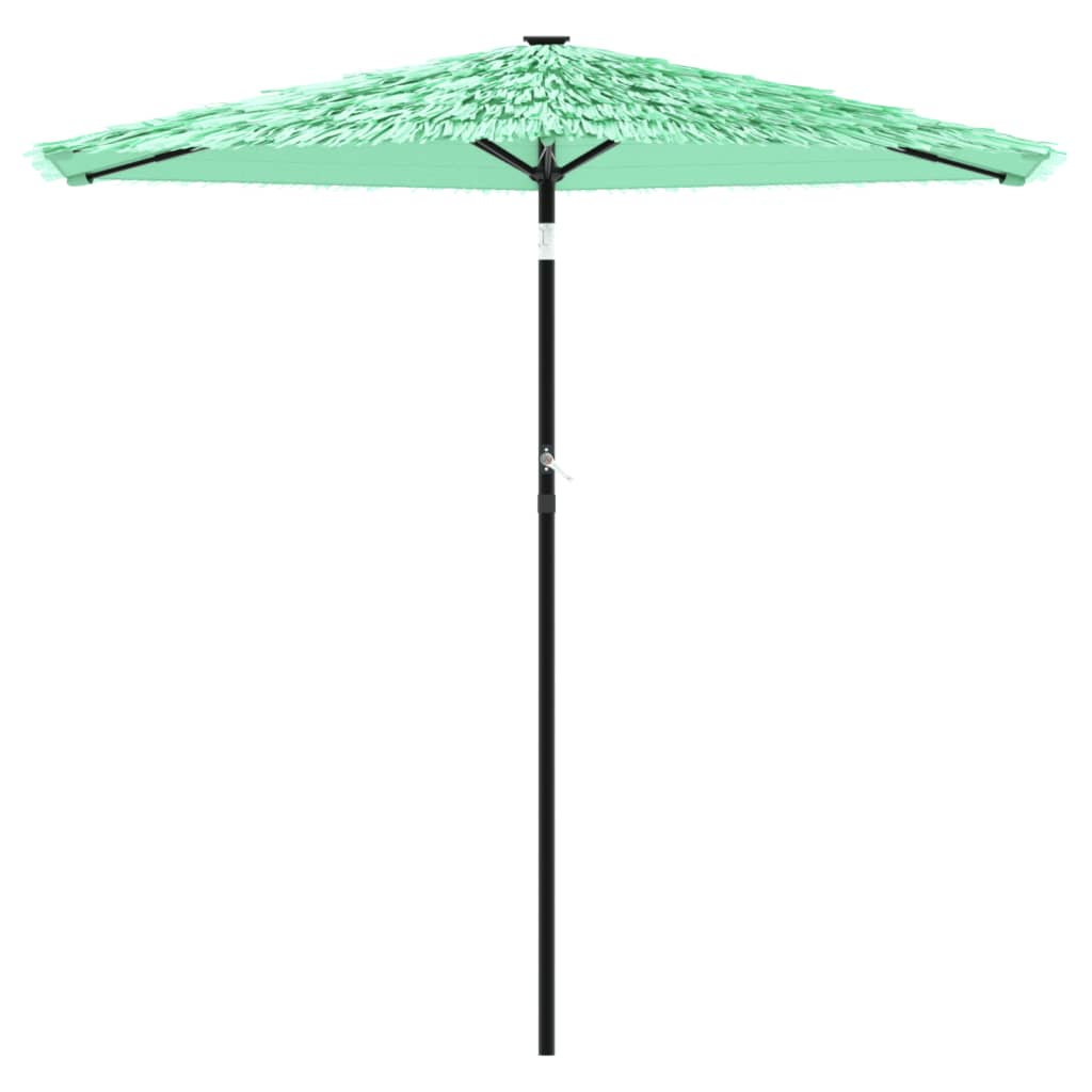 Parasol met stalen paal 223x223x213 cm groen is nu te koop bij PeponiXL, paradijselijk wonen!