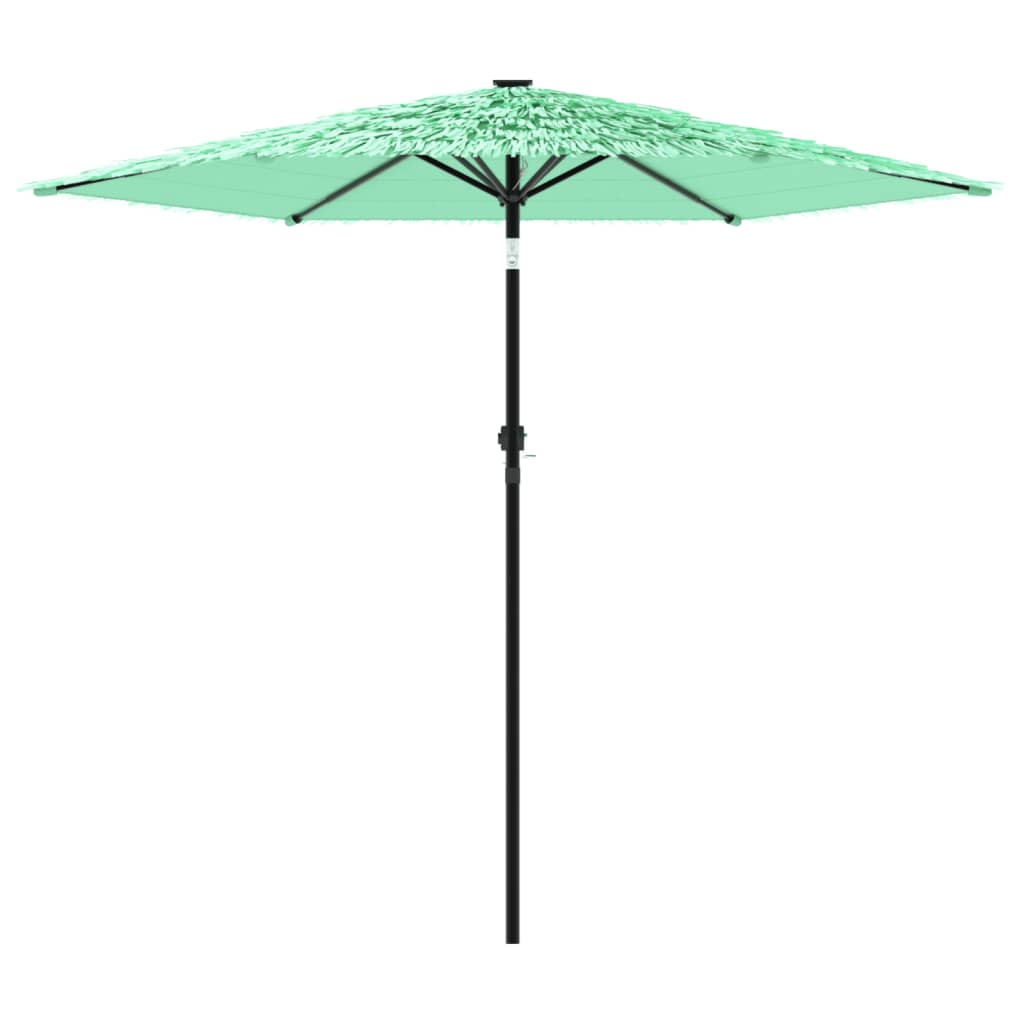 Parasol met stalen paal 223x223x213 cm groen is nu te koop bij PeponiXL, paradijselijk wonen!
