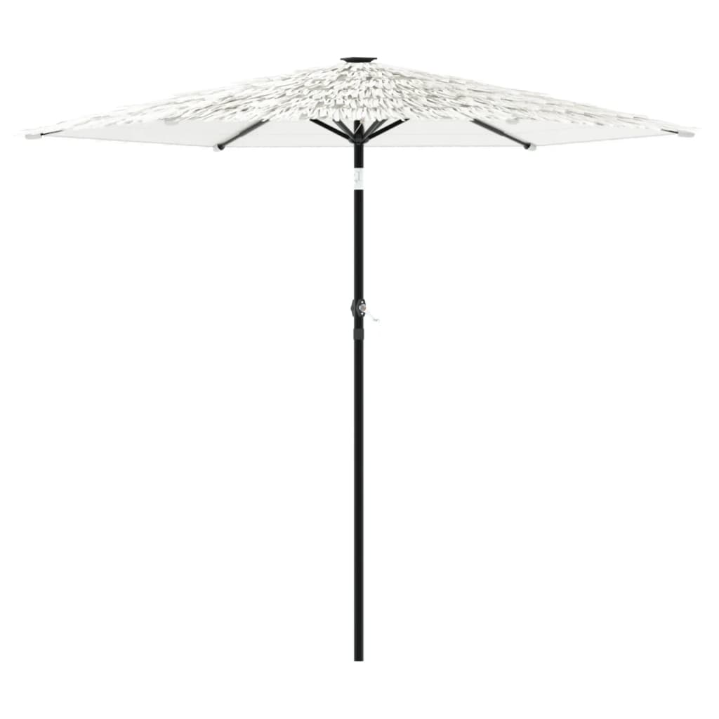 Parasol met stalen paal 223x223x213 cm wit is nu te koop bij PeponiXL, paradijselijk wonen!