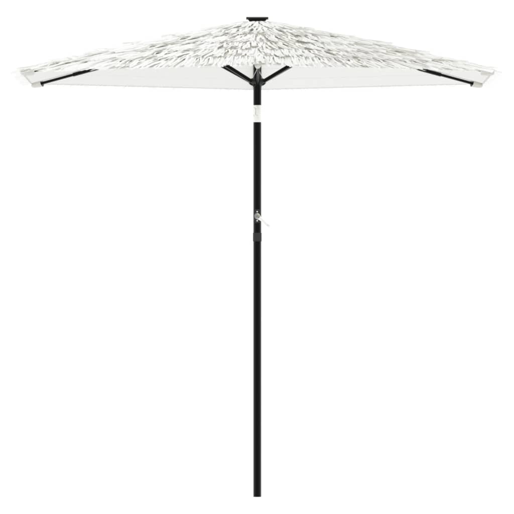 Parasol met stalen paal 223x223x213 cm wit is nu te koop bij PeponiXL, paradijselijk wonen!