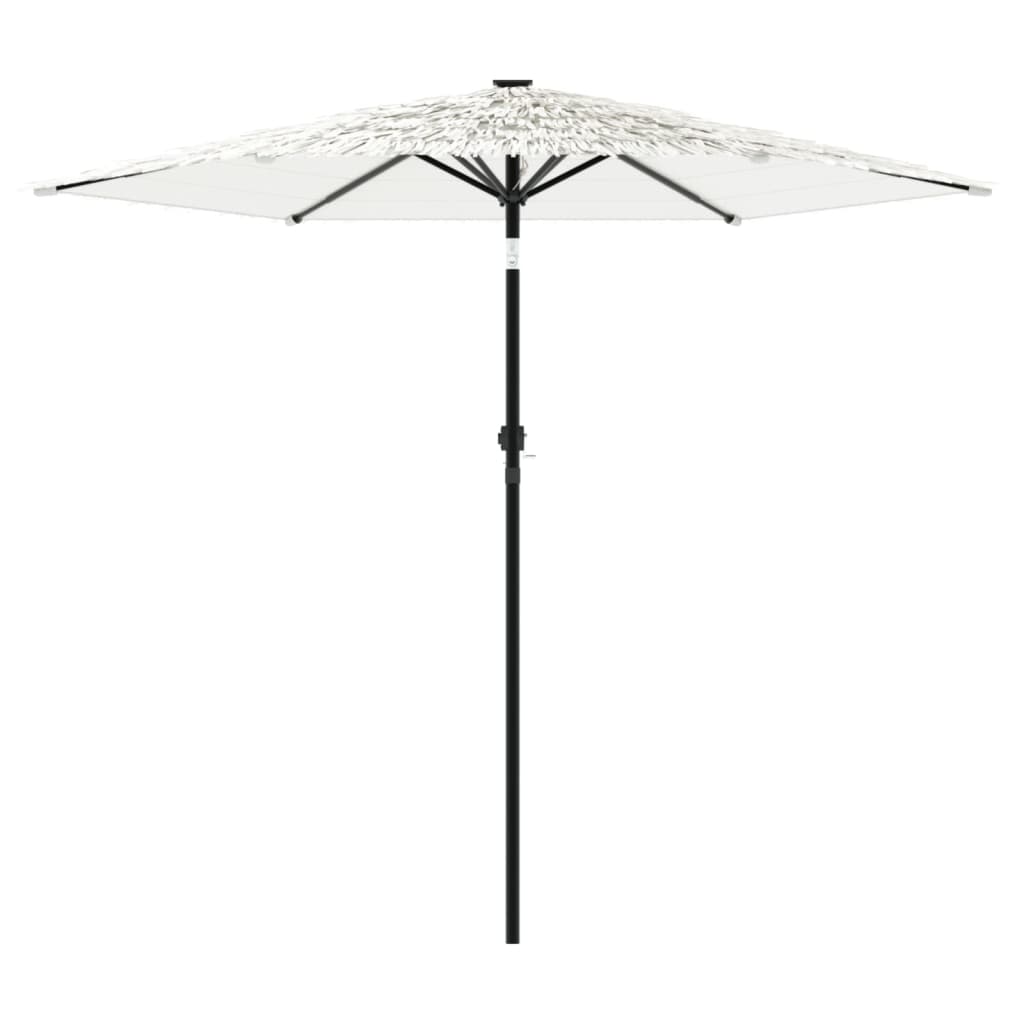Parasol met stalen paal 223x223x213 cm wit is nu te koop bij PeponiXL, paradijselijk wonen!