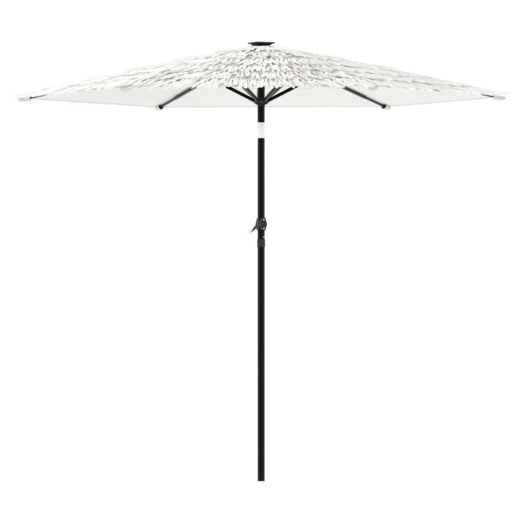 Parasol met stalen paal 223x223x213 cm wit is nu te koop bij PeponiXL, paradijselijk wonen!