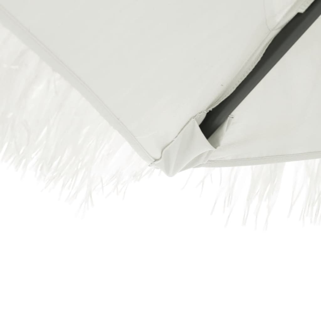 Parasol met stalen paal 223x223x213 cm wit is nu te koop bij PeponiXL, paradijselijk wonen!