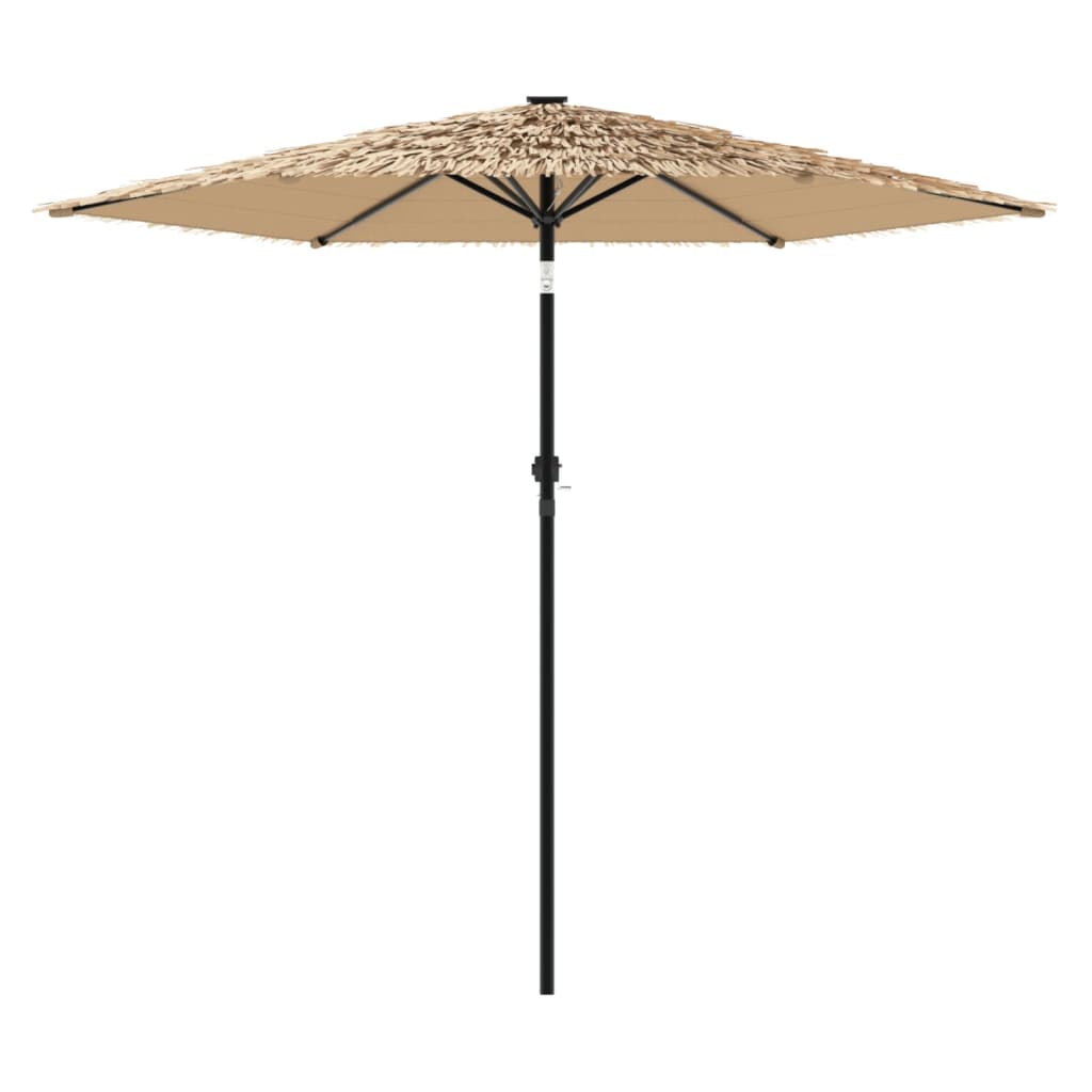 Parasol met stalen paal 268x268x226 cm bruin is nu te koop bij PeponiXL, paradijselijk wonen!