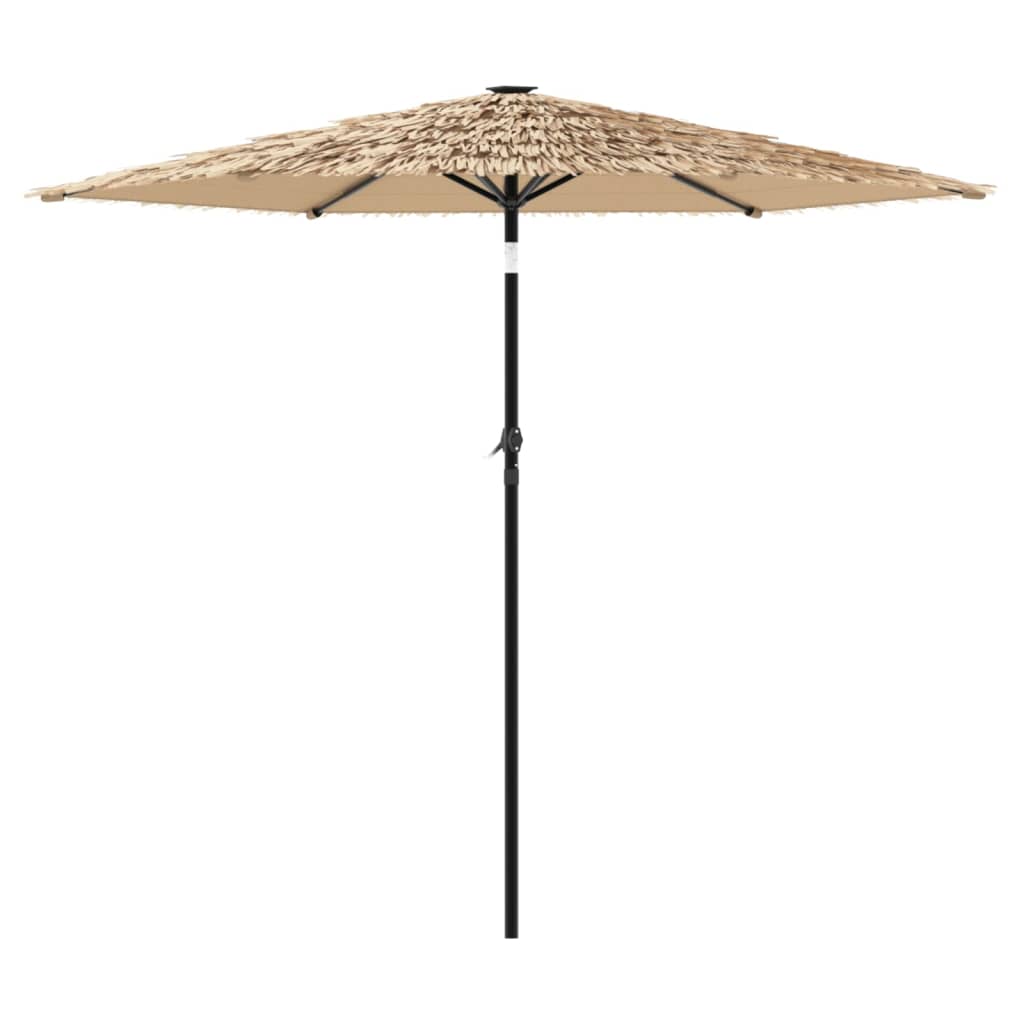 Parasol met stalen paal 268x268x226 cm bruin is nu te koop bij PeponiXL, paradijselijk wonen!