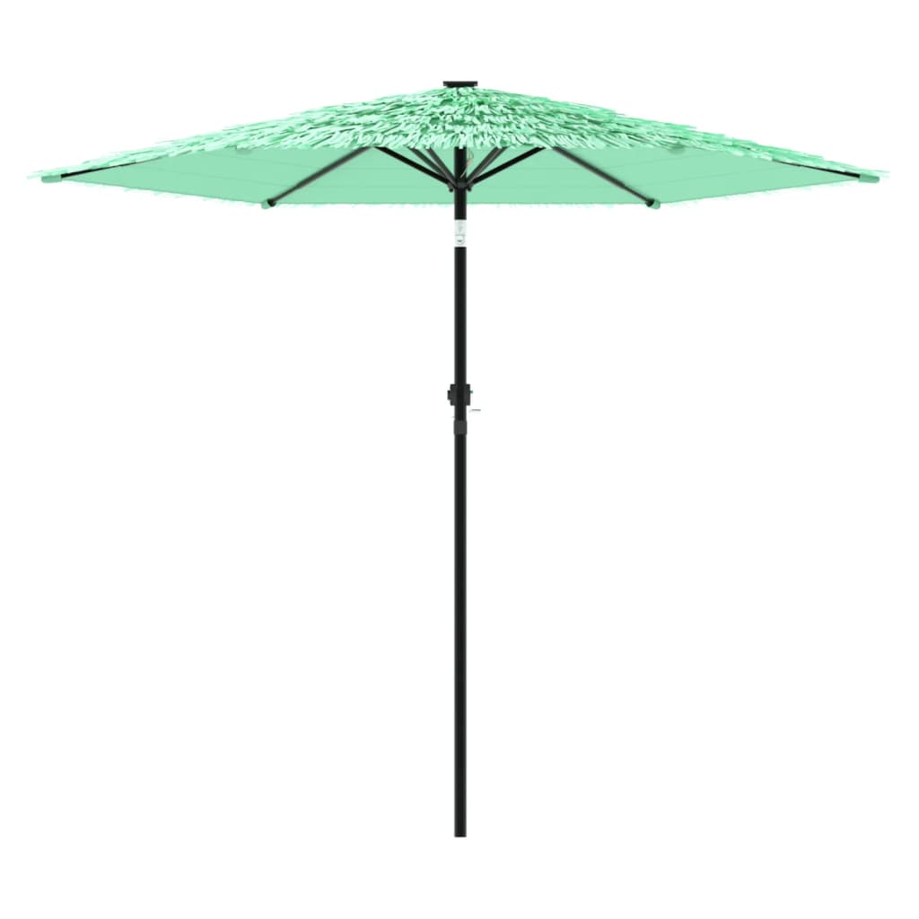 Parasol met stalen paal 268x268x226 cm groen is nu te koop bij PeponiXL, paradijselijk wonen!
