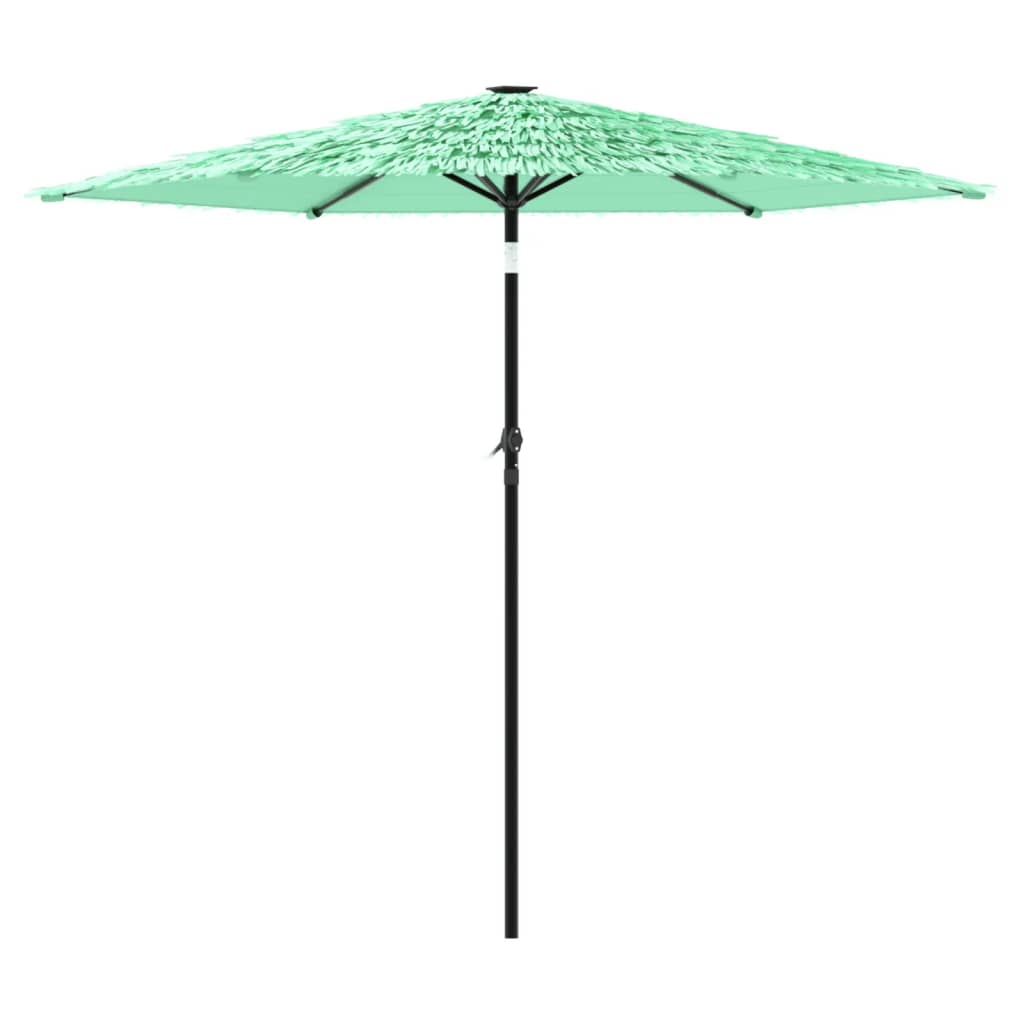 Parasol met stalen paal 268x268x226 cm groen is nu te koop bij PeponiXL, paradijselijk wonen!