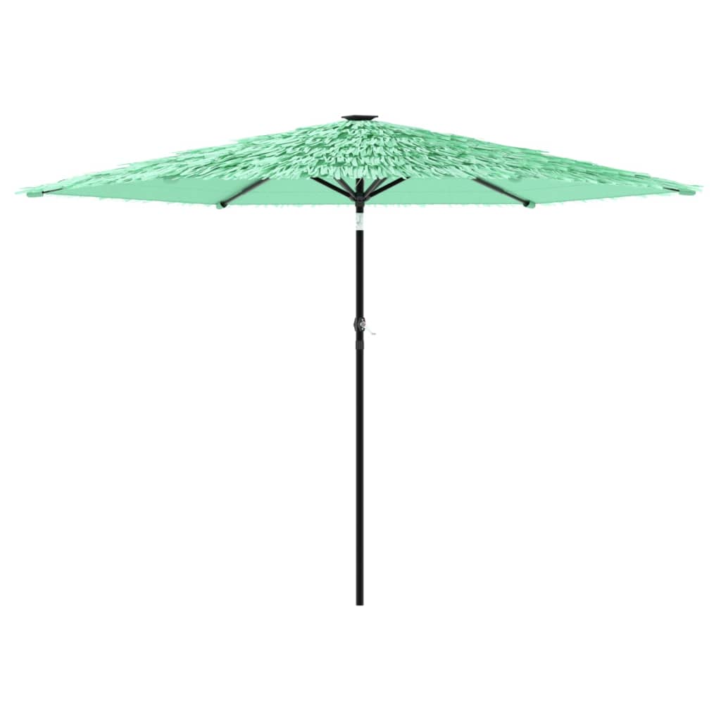 Parasol met stalen paal 288x288x225 cm groen is nu te koop bij PeponiXL, paradijselijk wonen!