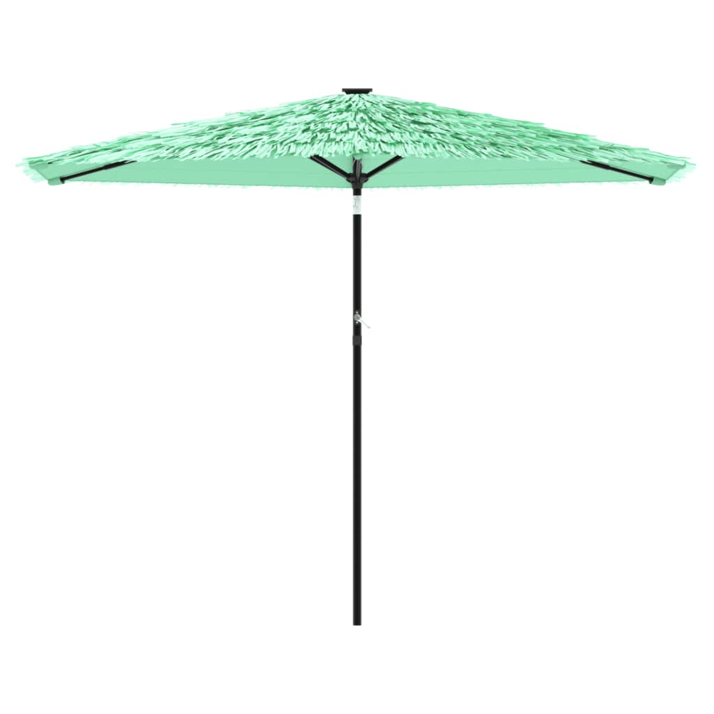Parasol met stalen paal 288x288x225 cm groen is nu te koop bij PeponiXL, paradijselijk wonen!