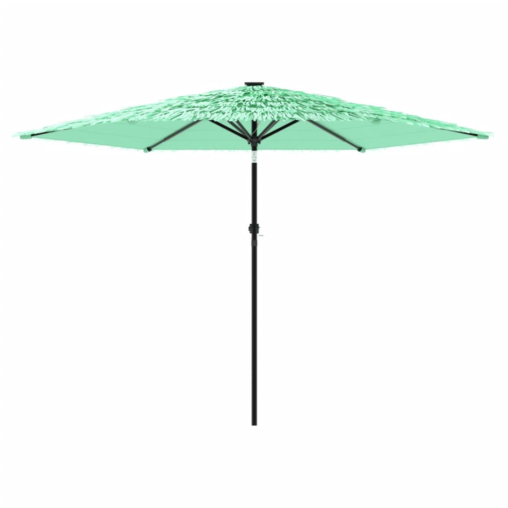 Parasol met stalen paal 288x288x225 cm groen is nu te koop bij PeponiXL, paradijselijk wonen!