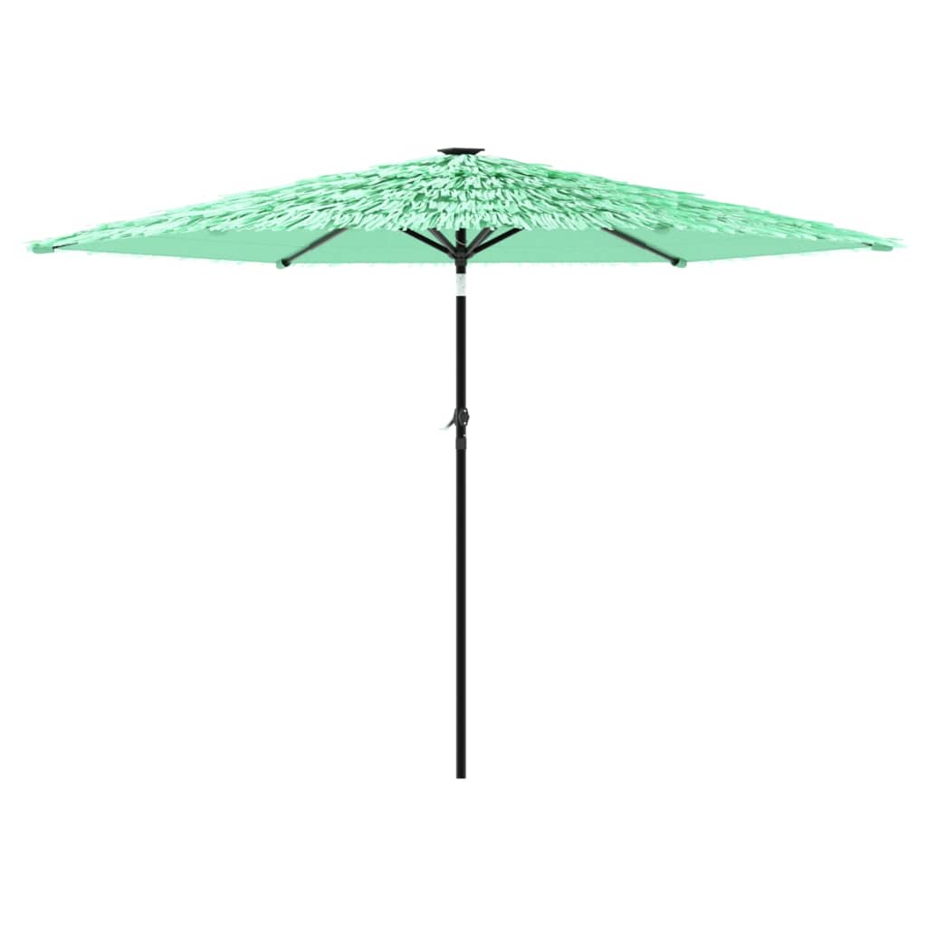 Parasol met stalen paal 288x288x225 cm groen is nu te koop bij PeponiXL, paradijselijk wonen!