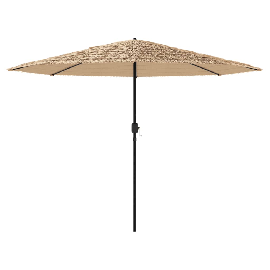 Parasol met stalen paal 324x324x247 cm bruin is nu te koop bij PeponiXL, paradijselijk wonen!