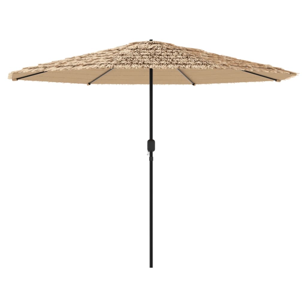 Parasol met stalen paal 324x324x247 cm bruin is nu te koop bij PeponiXL, paradijselijk wonen!