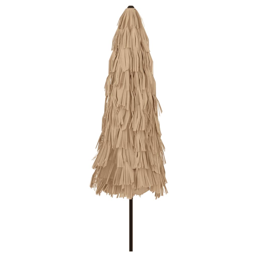 Parasol met stalen paal 324x324x247 cm bruin is nu te koop bij PeponiXL, paradijselijk wonen!