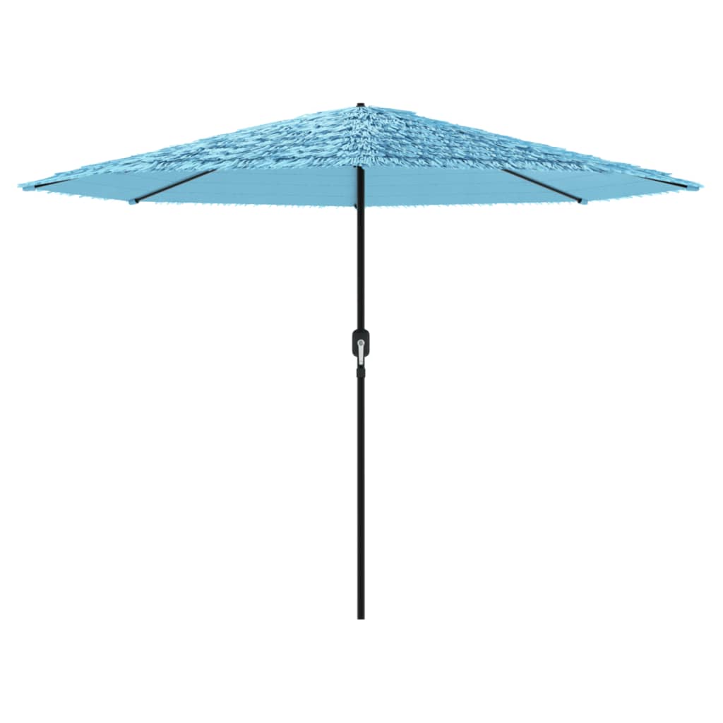 Parasol met stalen paal 324x324x247 cm blauw is nu te koop bij PeponiXL, paradijselijk wonen!