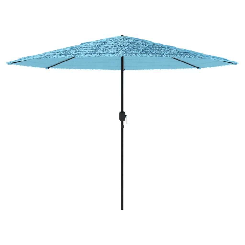 Parasol met stalen paal 324x324x247 cm blauw is nu te koop bij PeponiXL, paradijselijk wonen!